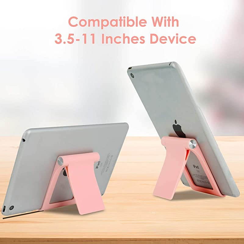Desktop Cell Phone Stand Holder  MultiAngle Adjustable Phone Desk Stand Tablet Holder for iPhone 12 11 Pro Max XS XR 8 Plus 6 7 Samsung Galaxy S10 S9 S8 S7 Edge S6 Android Smartphone