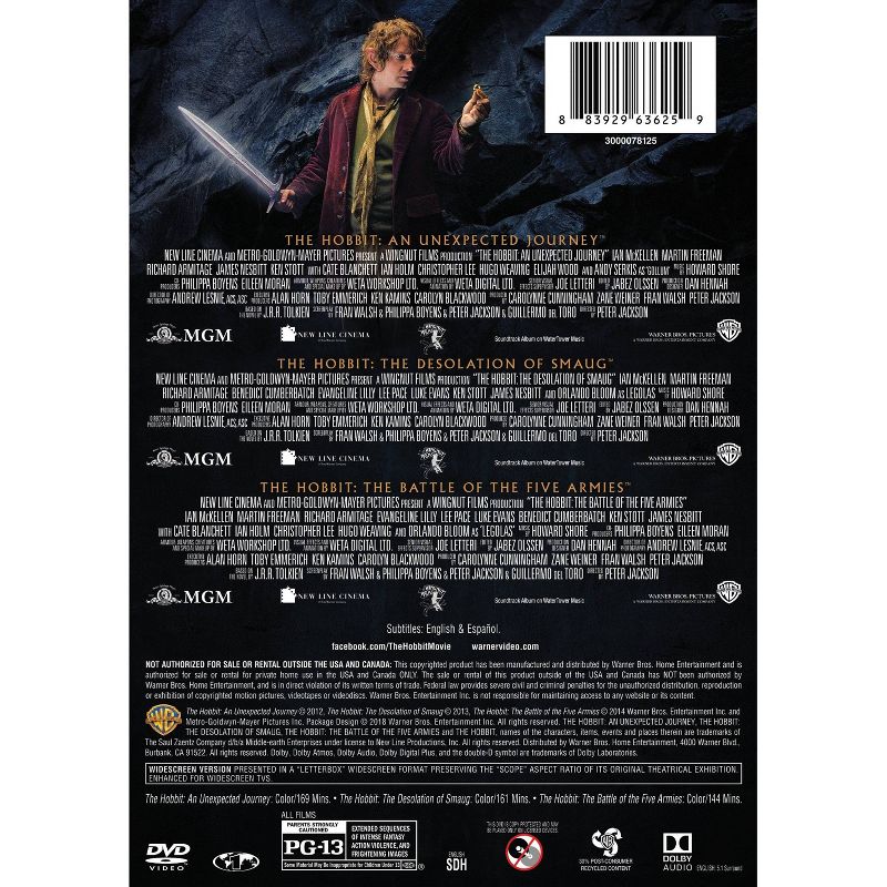 Hobbit: The Motion Picture Trilogy (DVD)