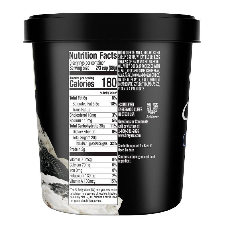 Breyers Cookies and Cream Frozen Dairy Dessert - 48oz