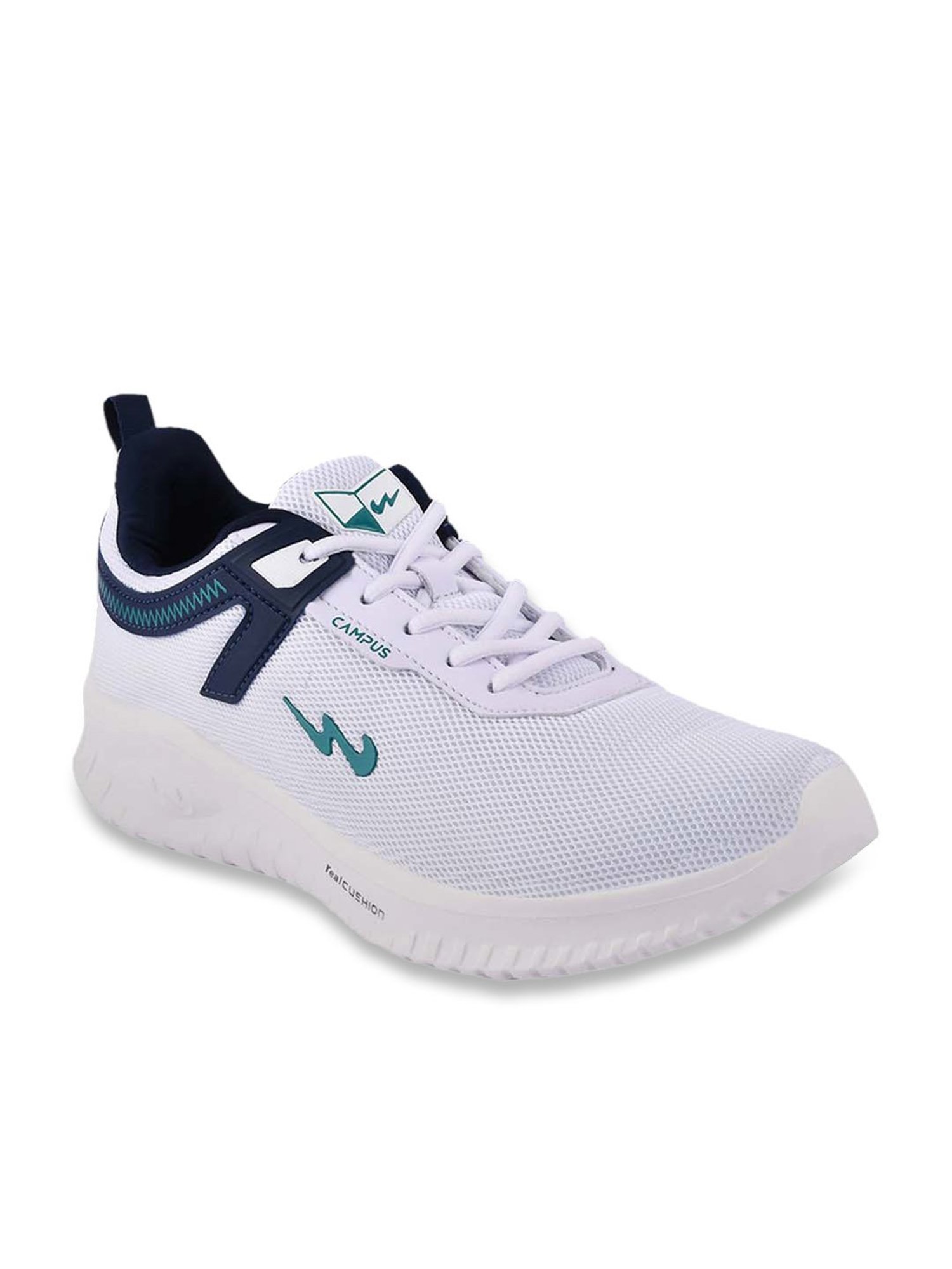 Campus Men's ZIG White Running Shoes