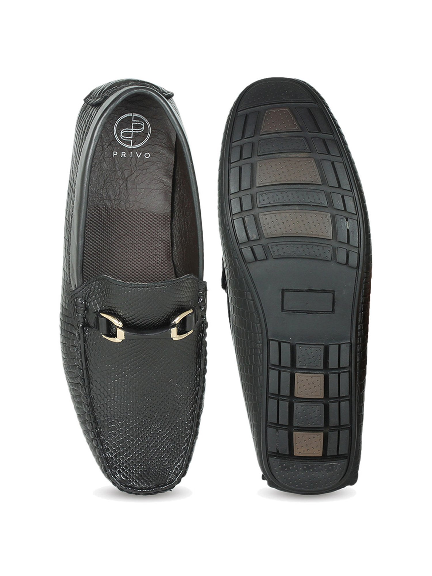 Privo by Inc.5 Men's Black Casual Loafers