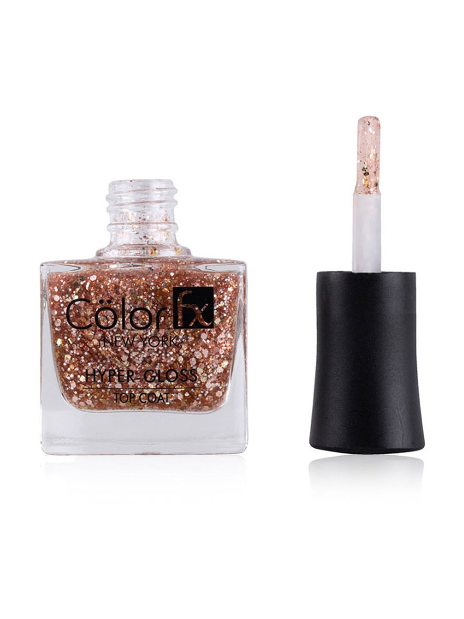 Color Fx Hyper Gloss Top Coat Nail Enamel Rose Gold - 9 ml