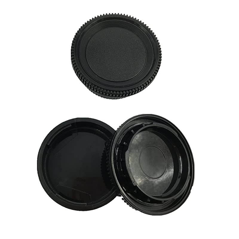 2 Set Body Cap amp Camera Rear Len Cover for Nikon FAI Mount DSLR Fit D7500D750 D700 D810D800 D800E D610 D600 D40 D50D5D500 D60 D70 D70S D80 D40X D90 D3400