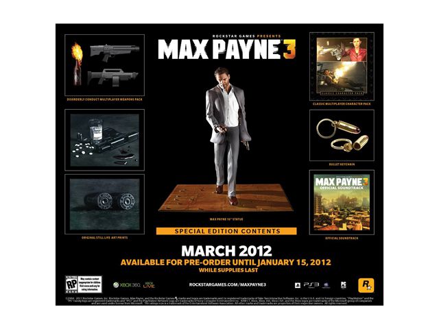 Max Payne 3 Special Edition PlayStation 3