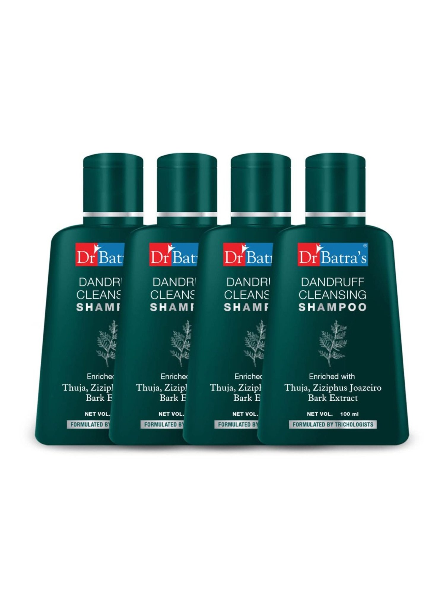 Dr. Batra's Dandruff Cleansing Shampoo - Pack of 4