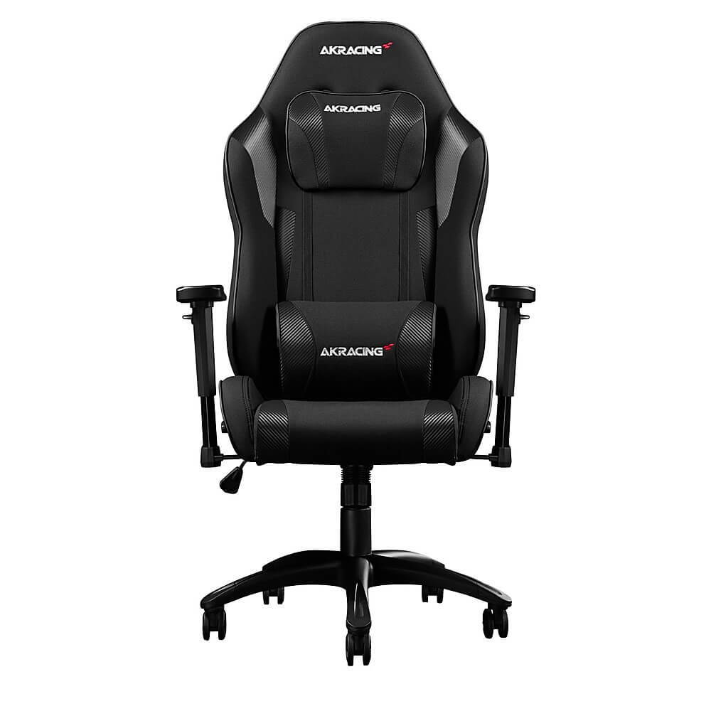 AKRACING AK-EX-SE-CB Core Series EX SE Gaming Chair, Carbon Black, Fabric, 3D Adjustable Armrests, 180-degree Recline