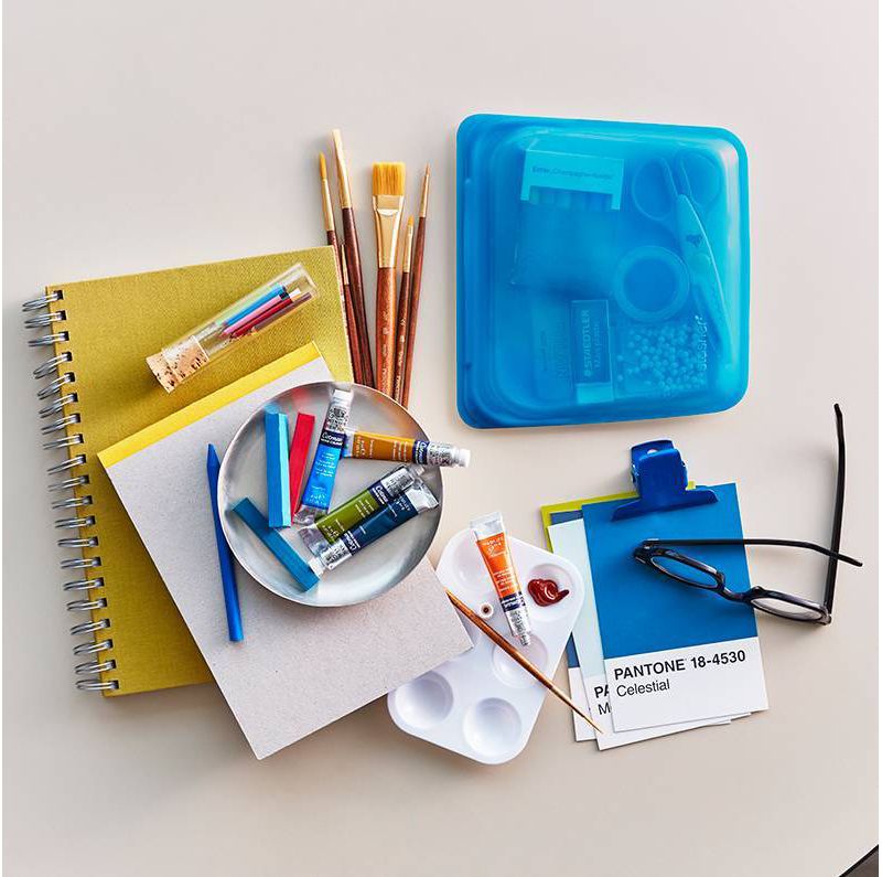 stasher Reusable Food Storage Sandwich Bag - Blueberry