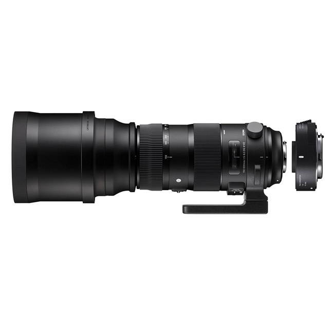 Sigma ZA954 150-600mm F5-6.3 DG HSM Sport Lens with 1.4X Tele-Converter Kit for Canon (Black)