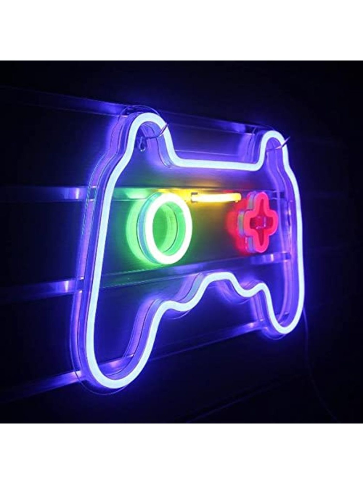 XERGY Acrylic Game Controller Neon Signs Hanging LED Night Light (Multicolor)