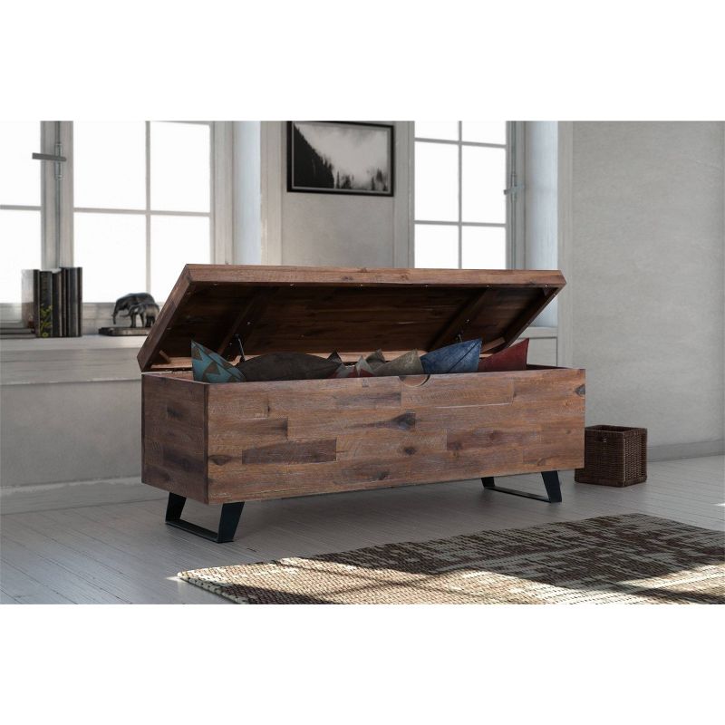 46" Steuben Storage Trunk Brown/Black - Summerland Home