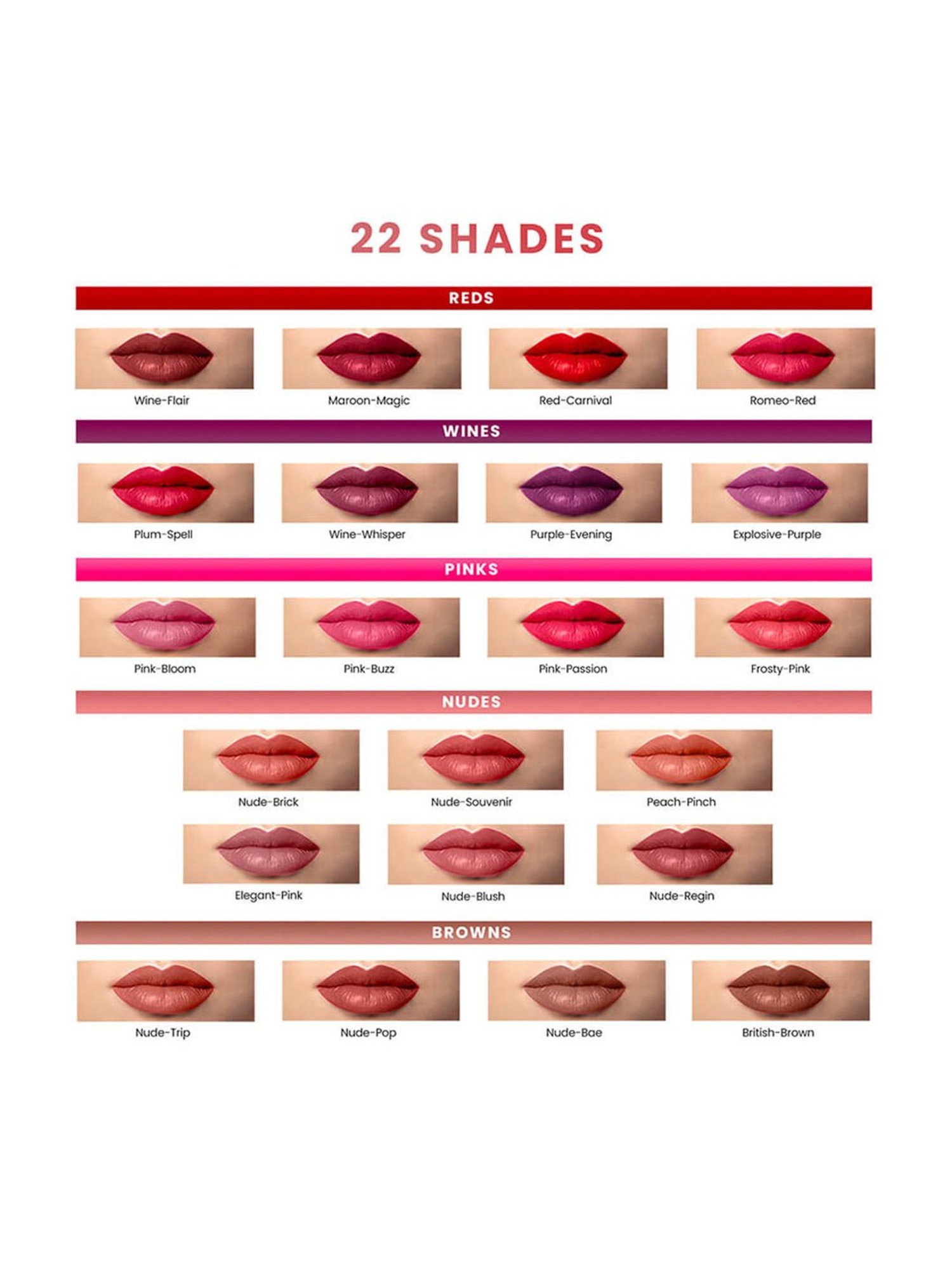 Lakme Absolute 3D Matte Lipstick Wine Flair - 3.6 gm