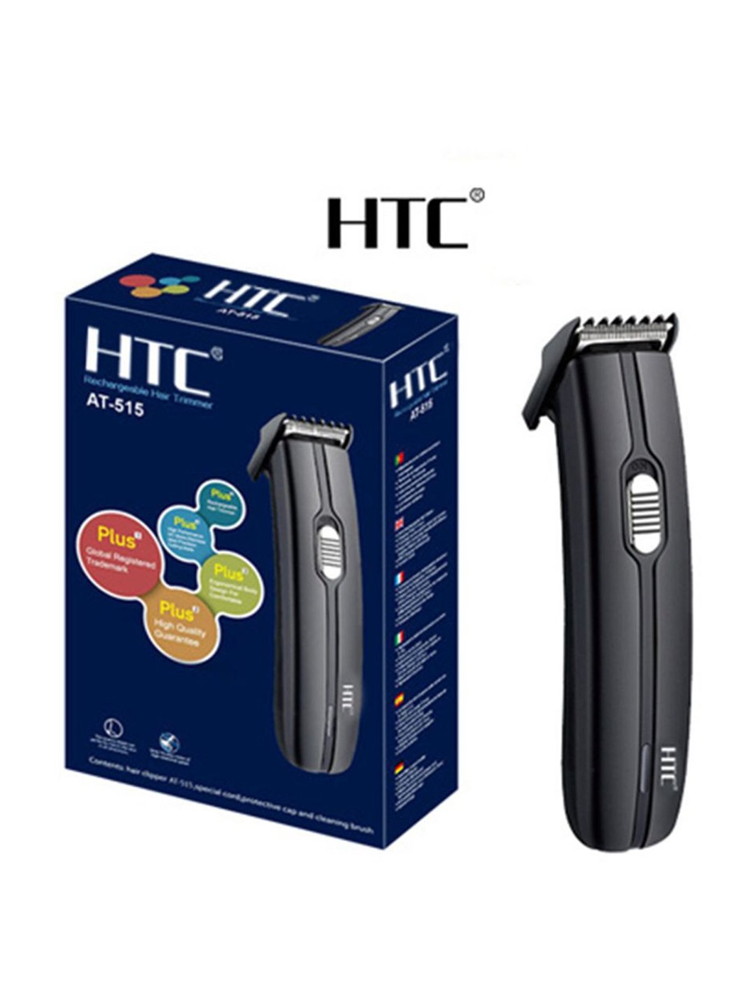 HTC AT 515 Trimmer with 45 min Runtime, 4 Length Settings (Black)