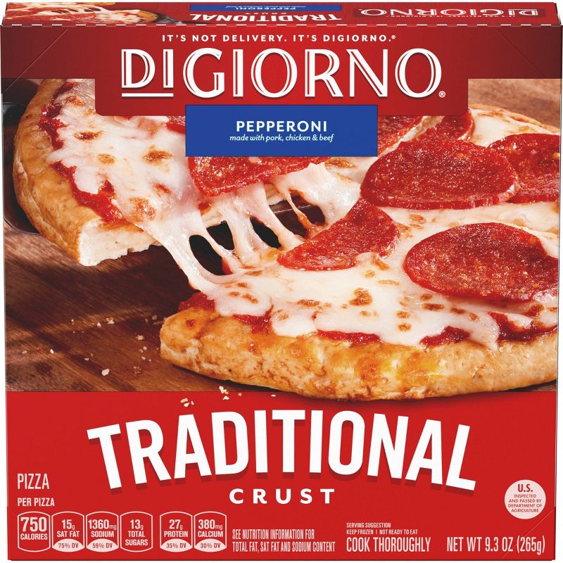 DiGiorno Traditional Crust Pepperoni Frozen Pizza - 9.3oz