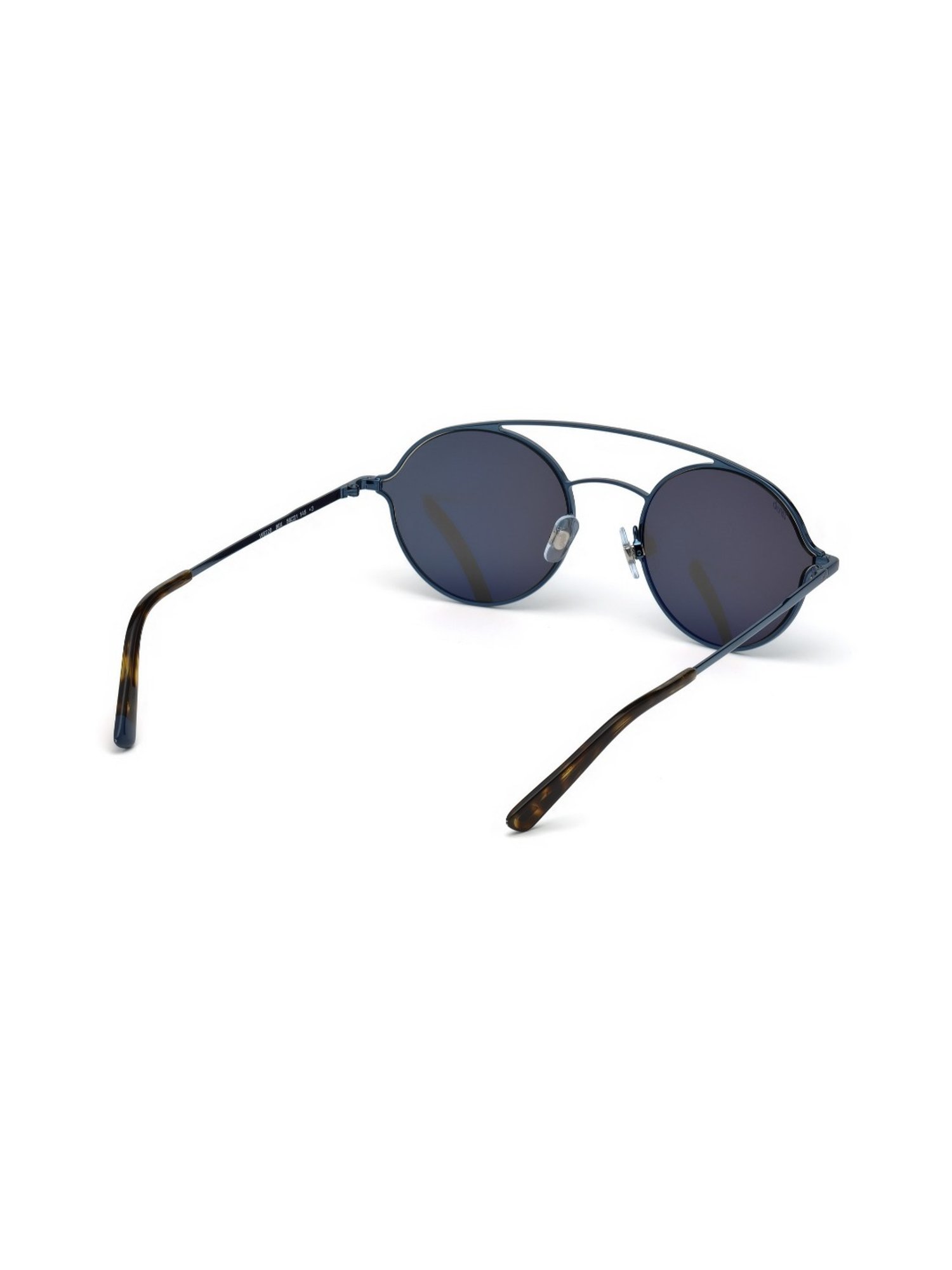 Web Eyewear Blue Pilot Sunglasses for Men Designed in Italy