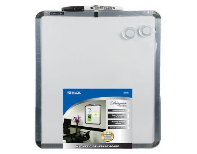 11"" x 14"" Magnetic Dry Erase Board with Marker Case Pack 12