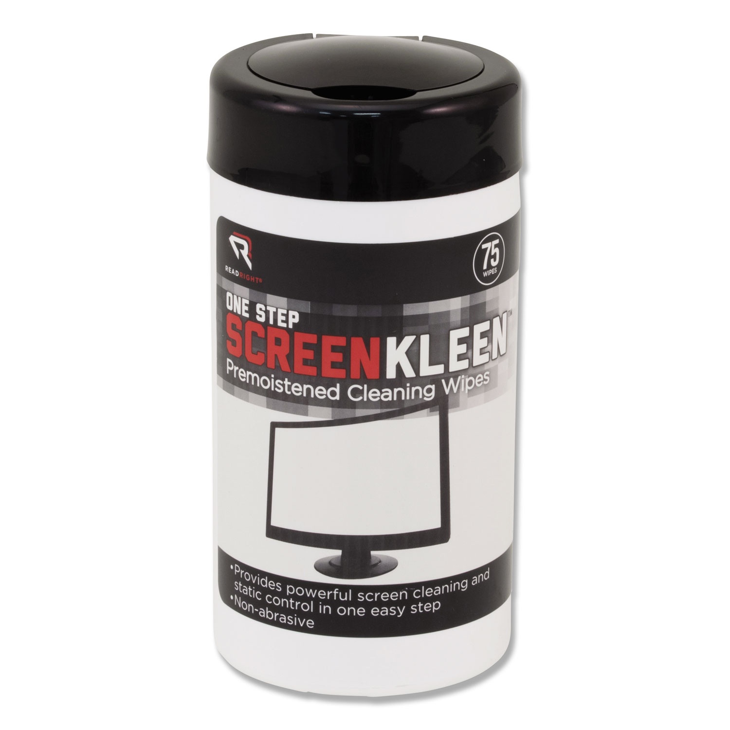 Read Right Wipes,One-Step,75/Tub RR1409