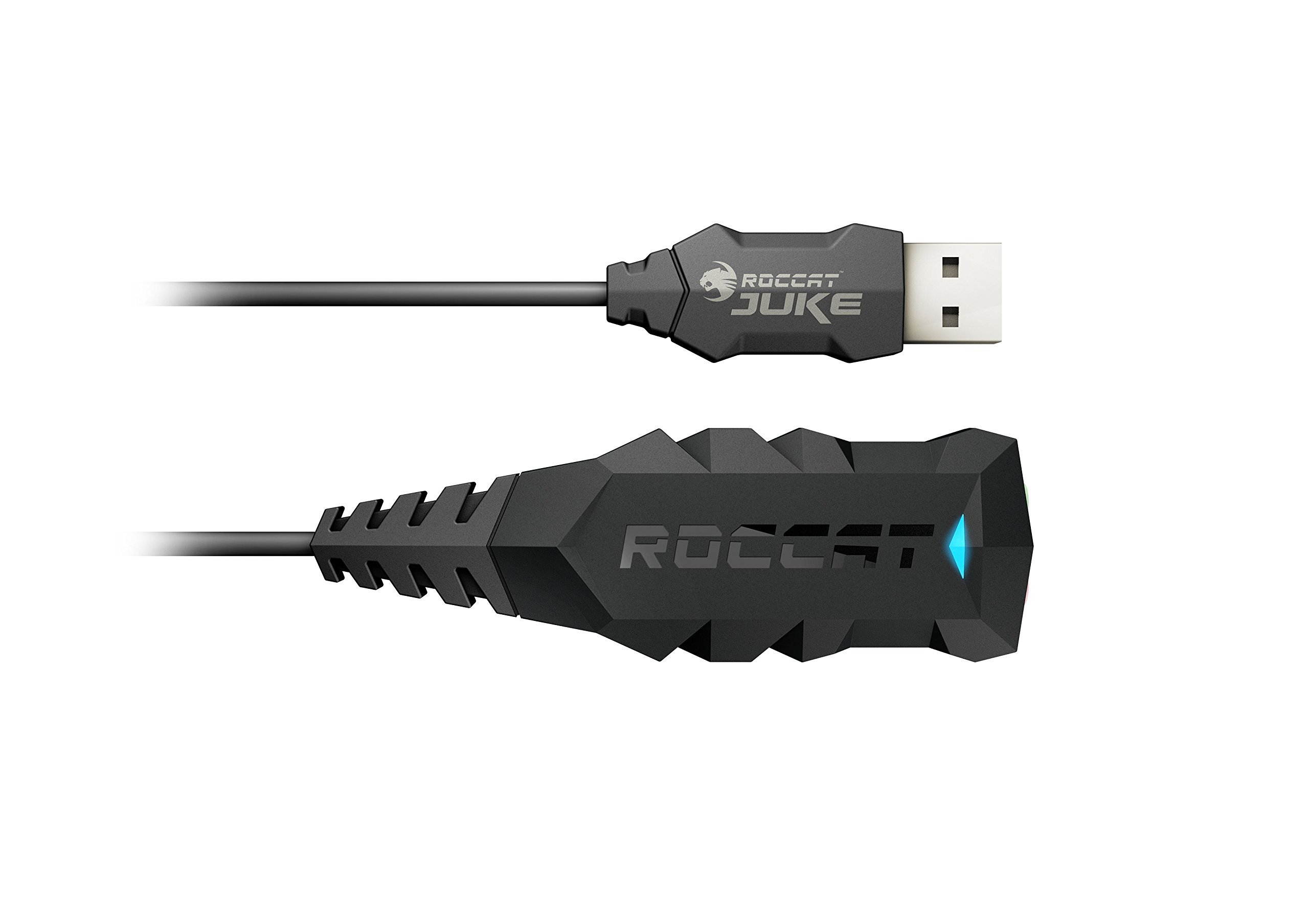 ROCCAT Juke - Virtual 7.1 Plus USB Stereo Soundcard and Headset Adapter