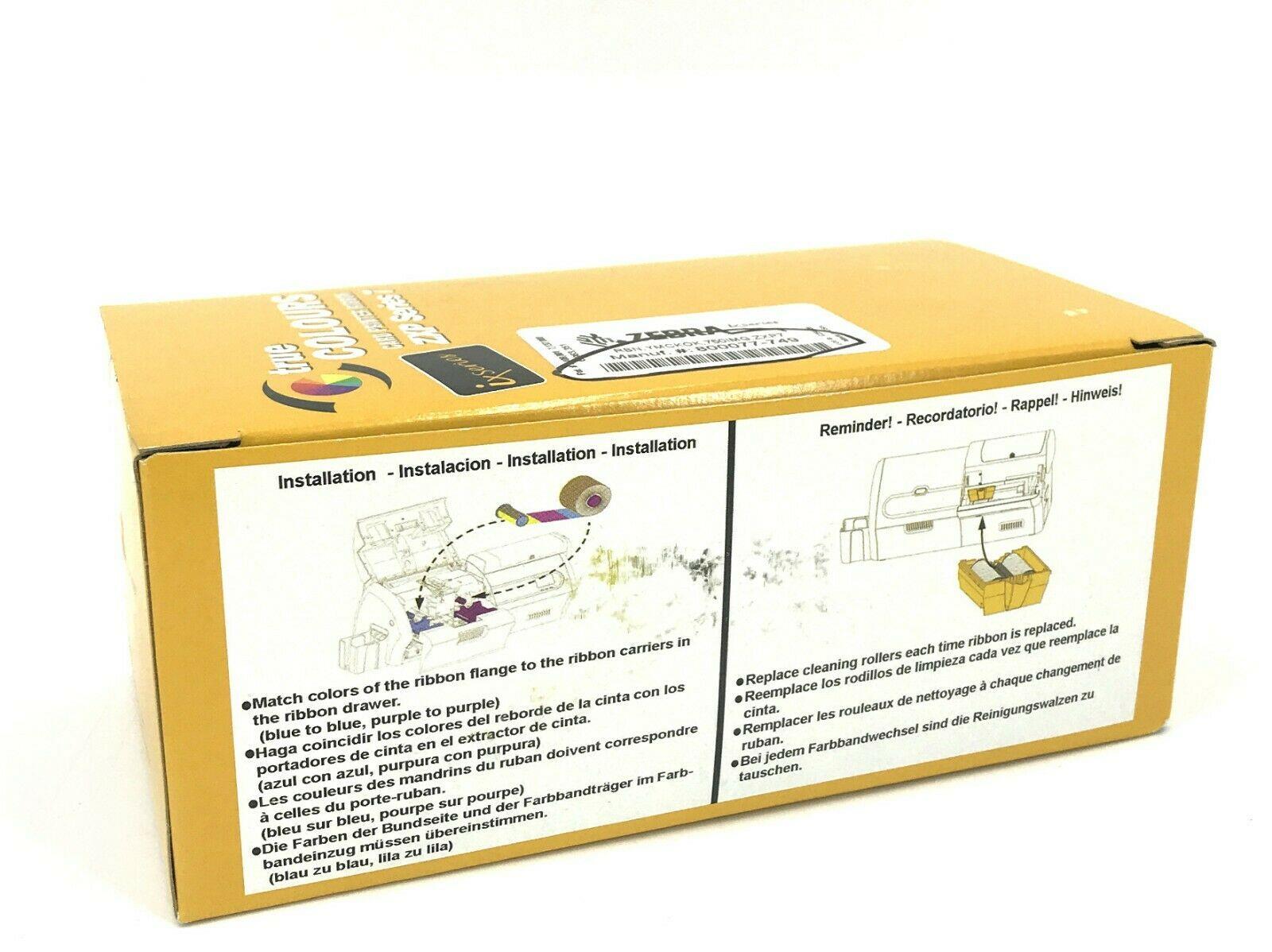 Zebra Model - 800077-749 YMCKOK ZXP Series 7 Printer Ribbon - 750 prints #7749