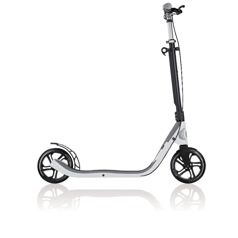 Globber Deluxe One NL 205 Kick Scooter - White/Gray