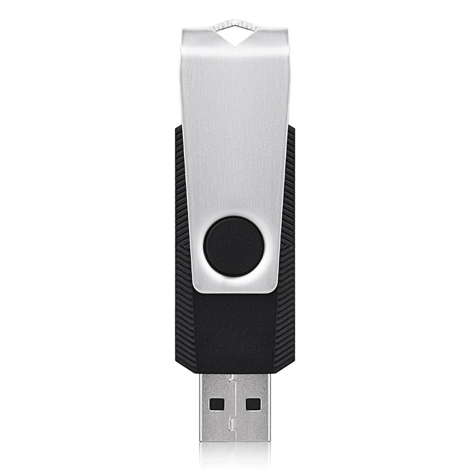 TOPESEL 64GB USB 2.0 Flash Drive Memory Stick Thumb Drive Swivel USB JumpDrive