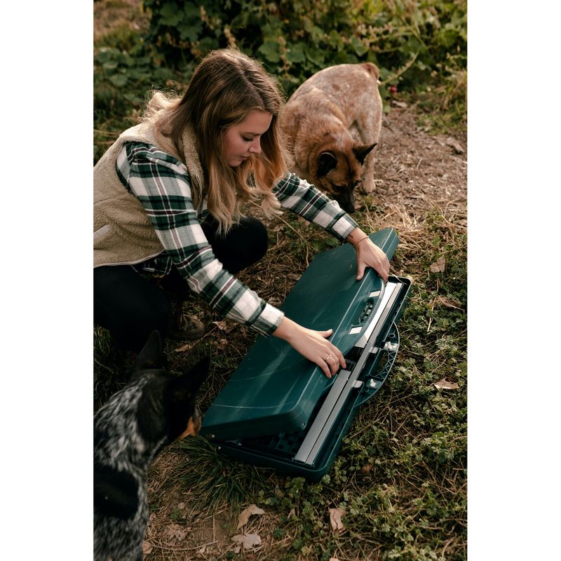 Stansport Picnic Table and Umbrella Combo Pack Green