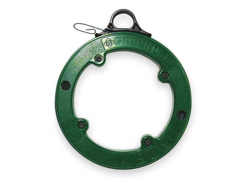 GREENLEE 438-2X Fish Tape,1/4 In x 25 ft,Steel
