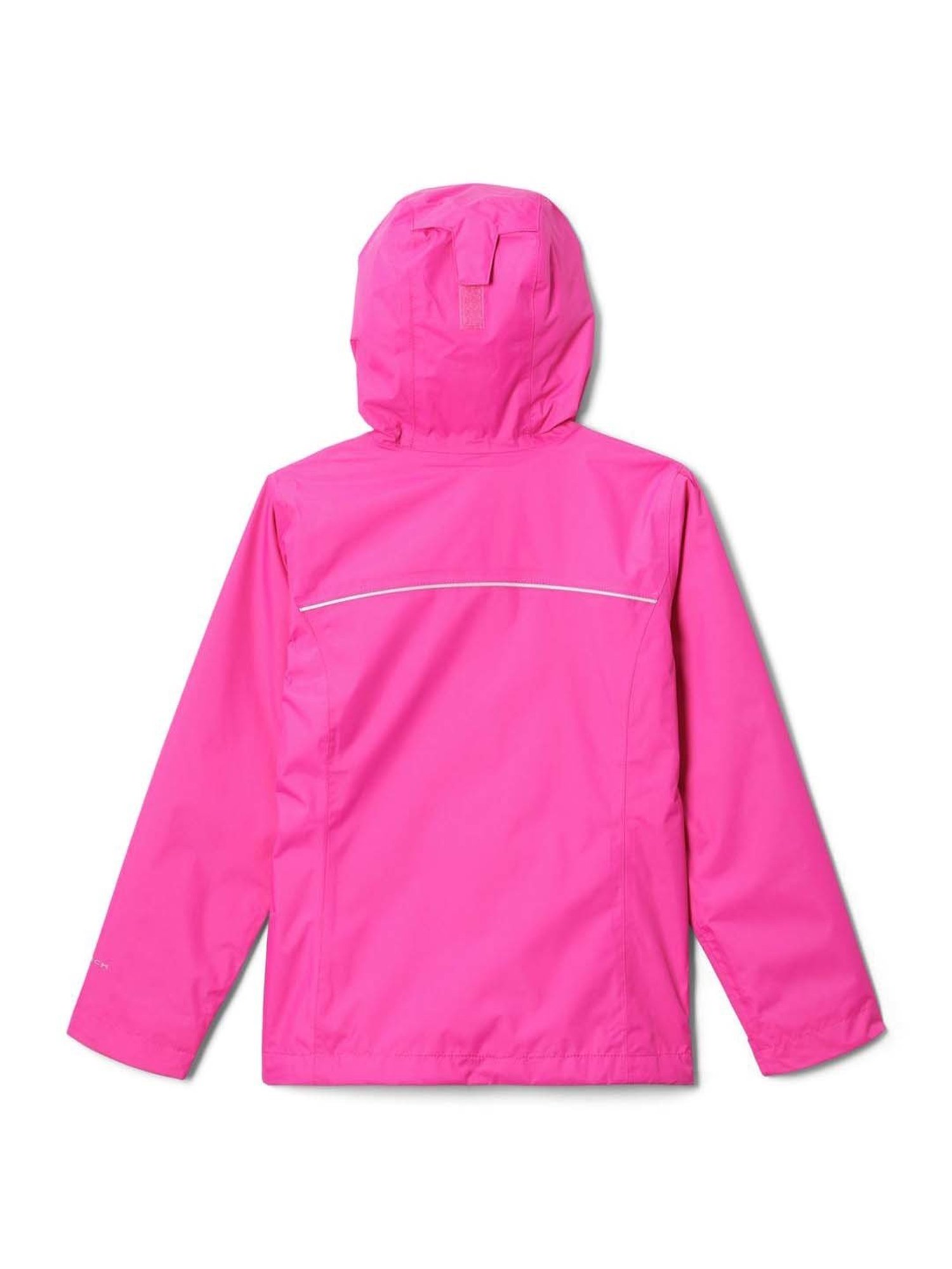 Columbia Kids Arcadia Pink Regular Fit Full Sleeves Rain Jacket