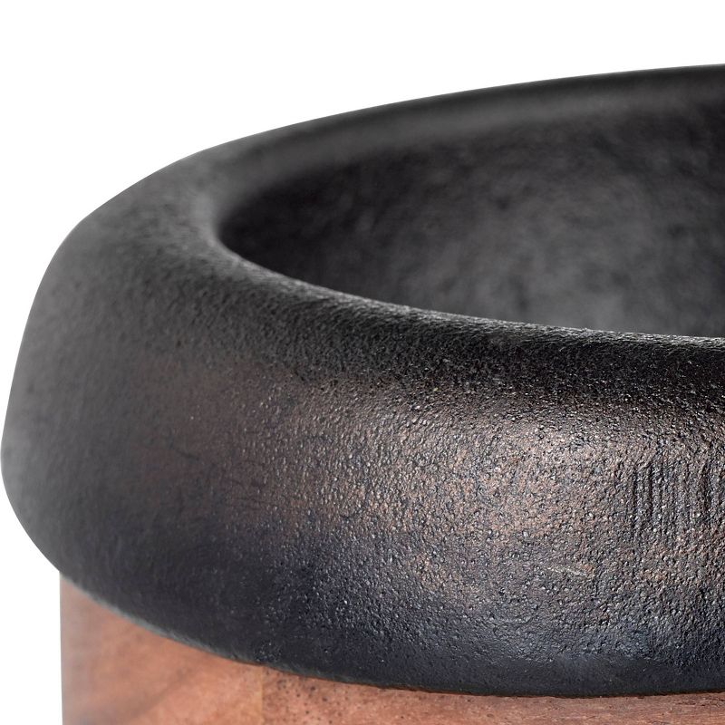 Adhoc Cast Iron Mortar and Pestle Crush