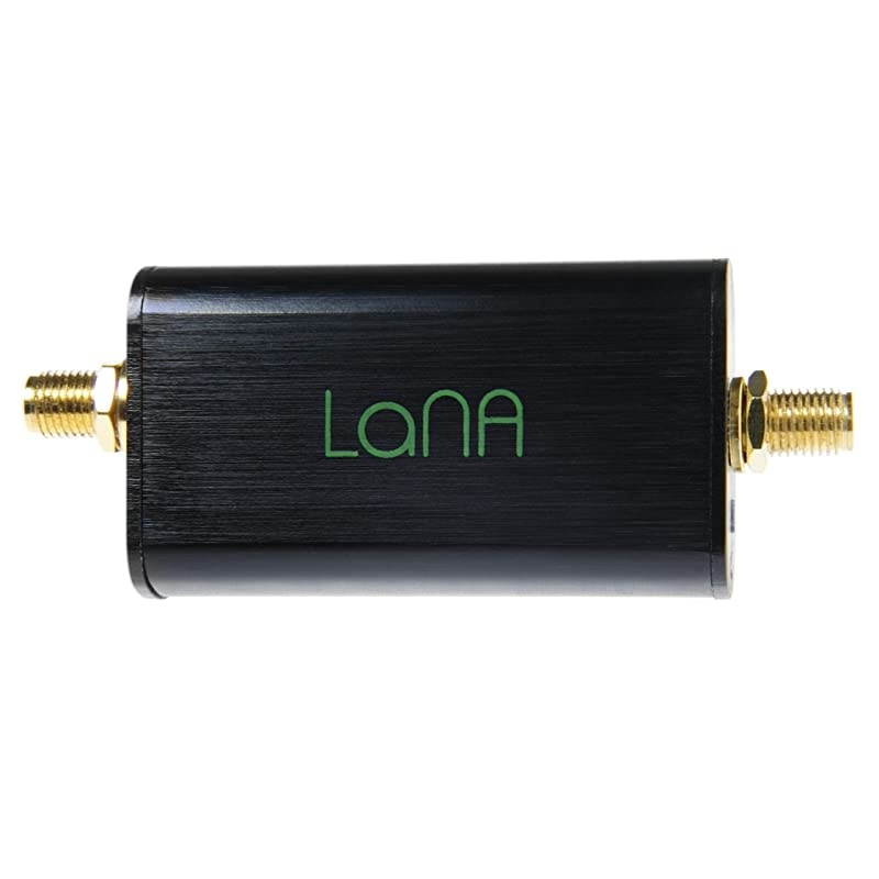 Lana Ultra LowNoise Amplifier LNA Module for RF Software Defined Radio SDR with Enclosure Accessories Wideband 20MHz4000MHz Frequency Capability with Bias Tee USB Power Options