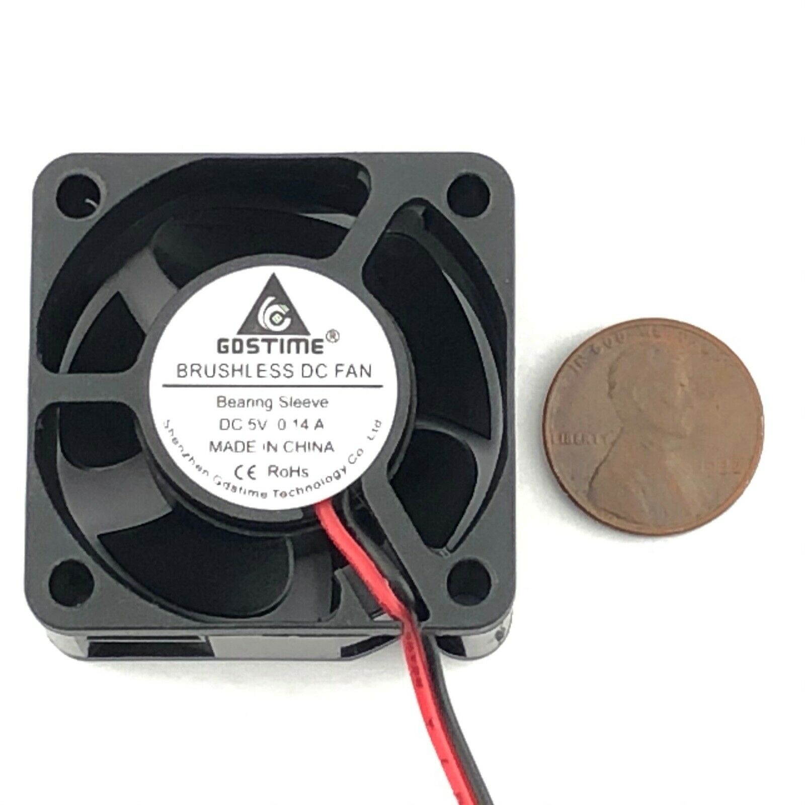 12v 80mm Cooling Fan Long Wire 80x80x10mm DC PC Computer Case Cooler 8010 2-Pin