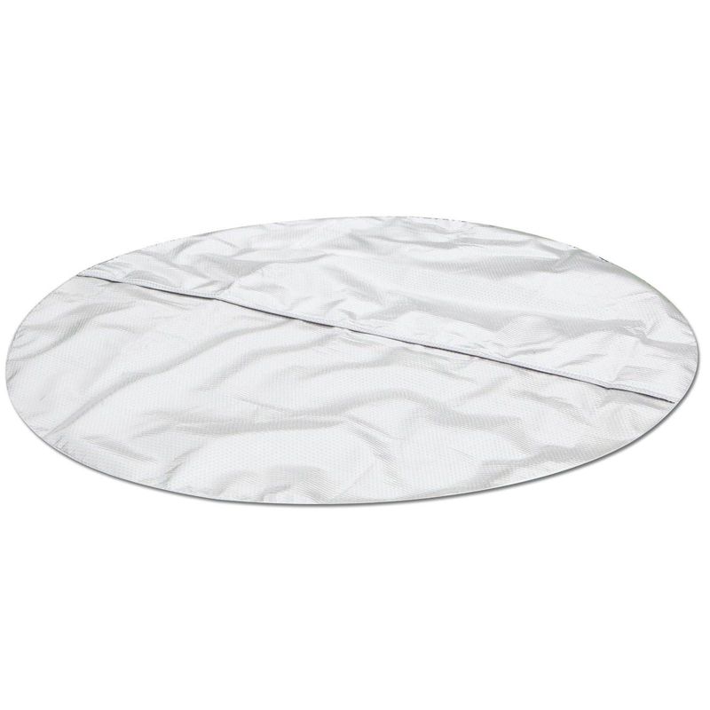 Intex 28409E PureSpa 6 Person Home Inflatable Portable Heated Round Hot Tub 85" x 28" with Bubble Jets, Heat Pump and Spa Maintenance Kit