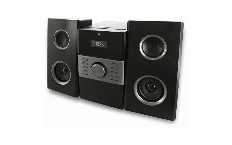 GPX HC425B Stereo Home Music System with CD Player & AM/FM Tuner, Remote Control