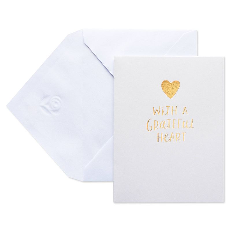 10ct Thank You Carlton Cards with Envelopes Grateful