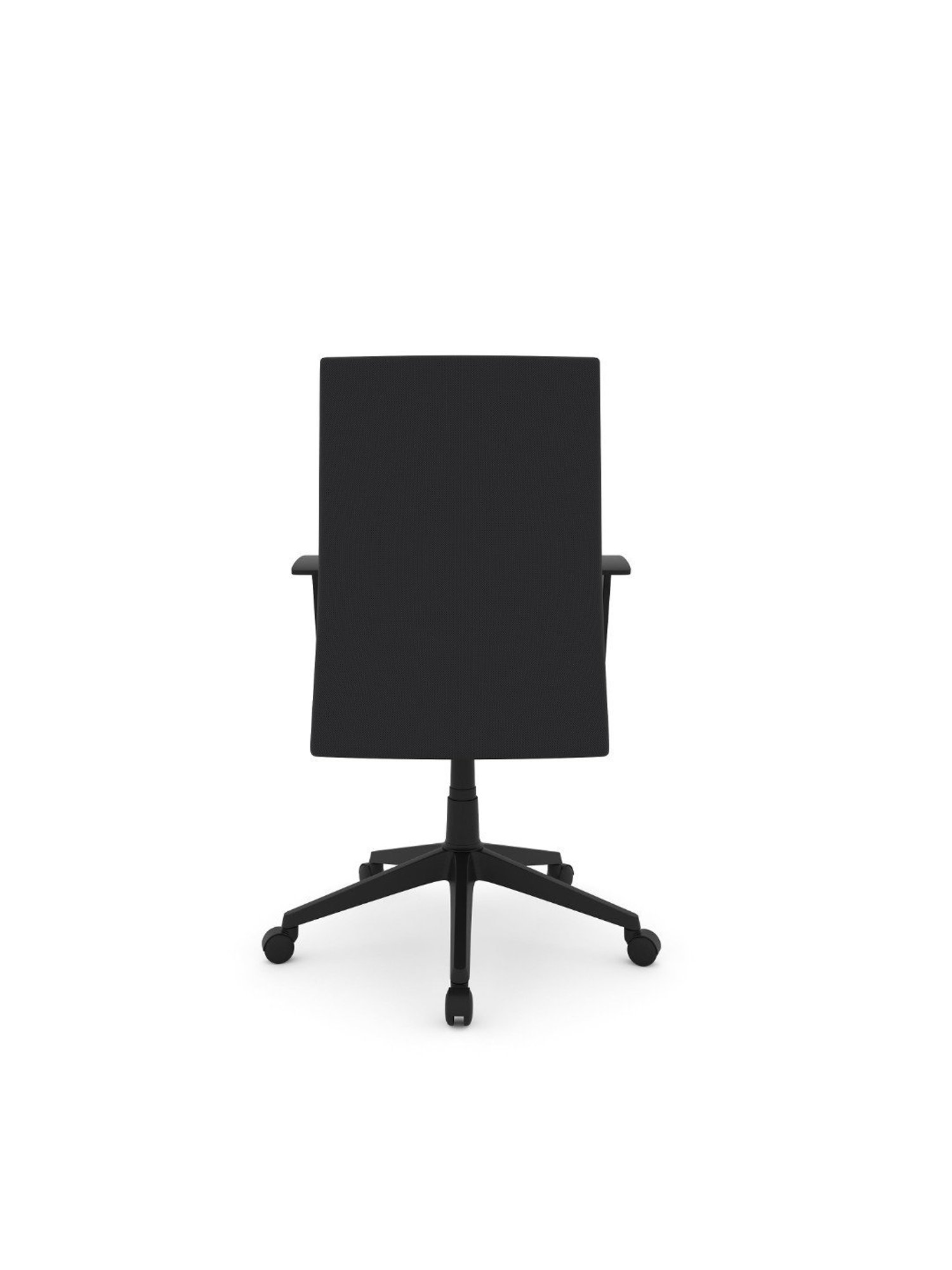 Nilkamal Optima Black Fabric Mid Back Office Chair with Height Adjustable & Swivel
