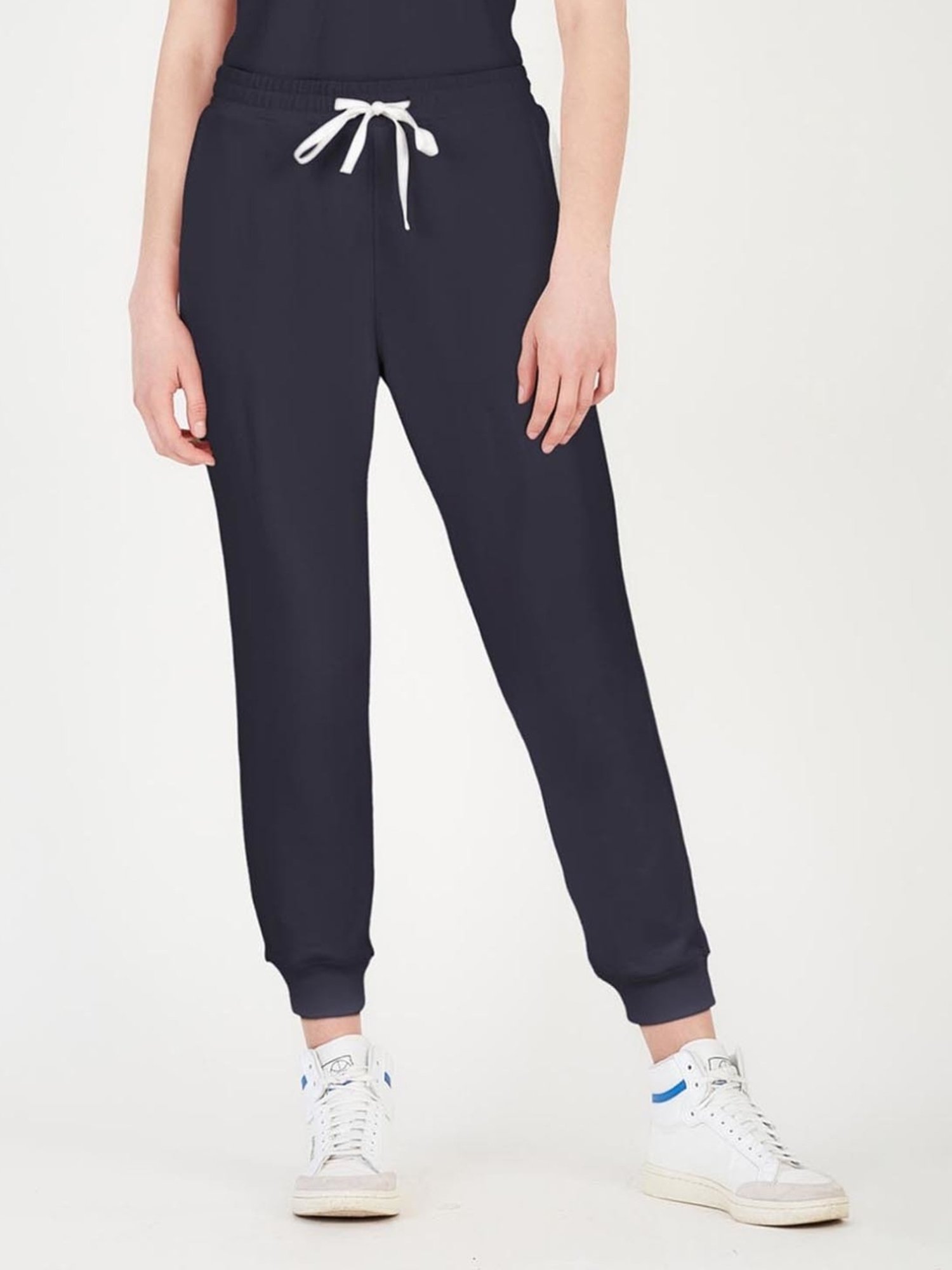 Saltpetre Timeless Organic Cotton Navy Blue Ribbed Jogger