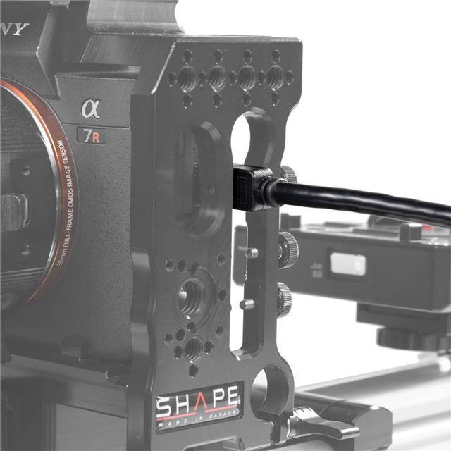 Shape 16" to 32" 4K 2.0 HDMI Type-A to Micro HDMI Type-D Male Coiled Cable