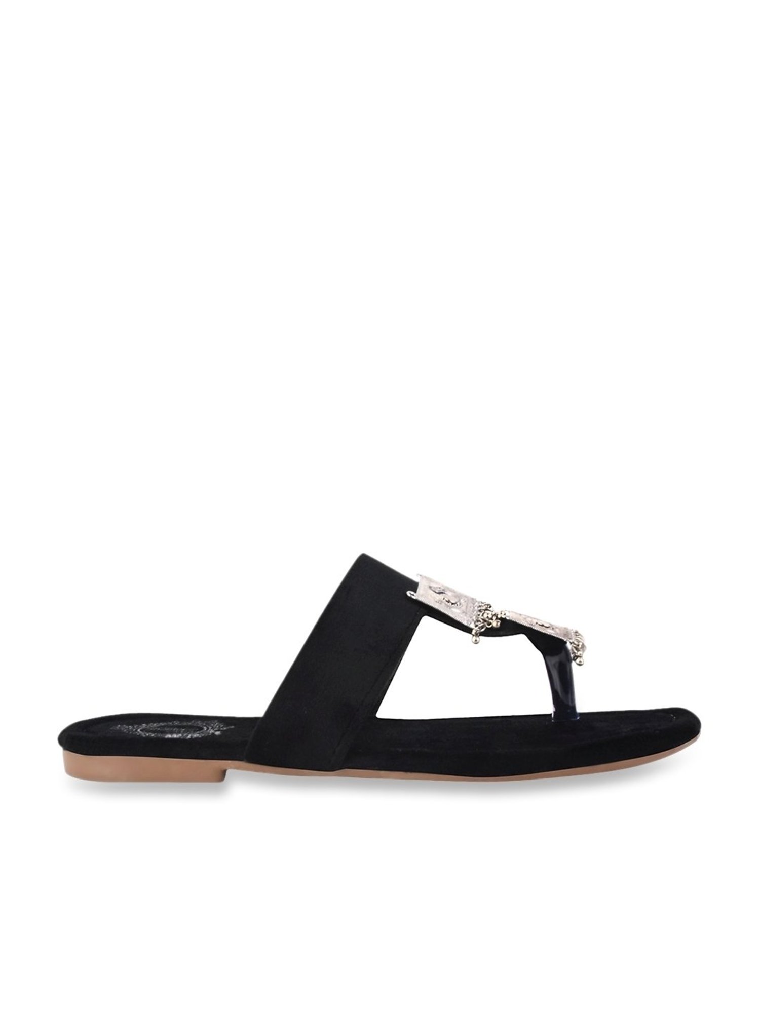 Truffle Collection Women's Silver Flat Ballets