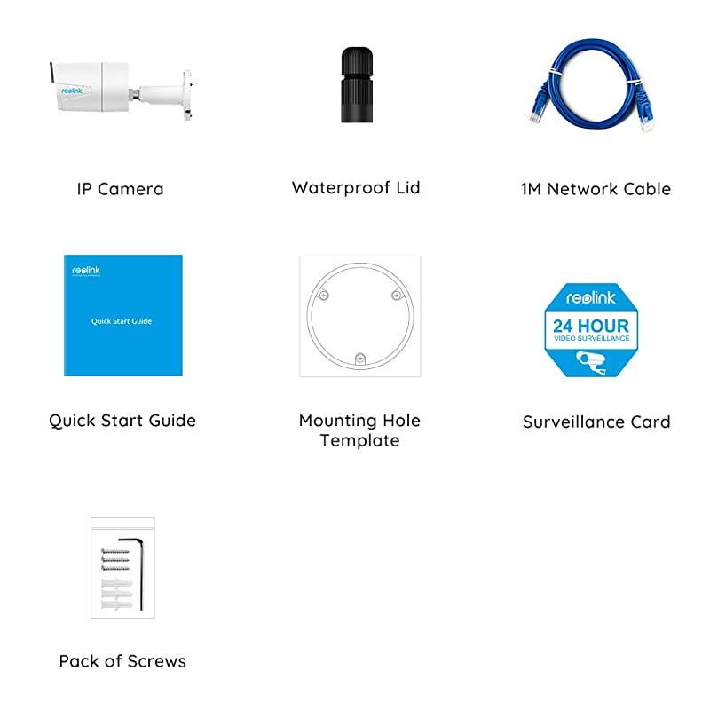 4MP PoE IP Camera Addon Outdoor Video Surveillance Cam to Home Security System ONLY Work with  POE Camera System and NVR Onvif Incompatible B400