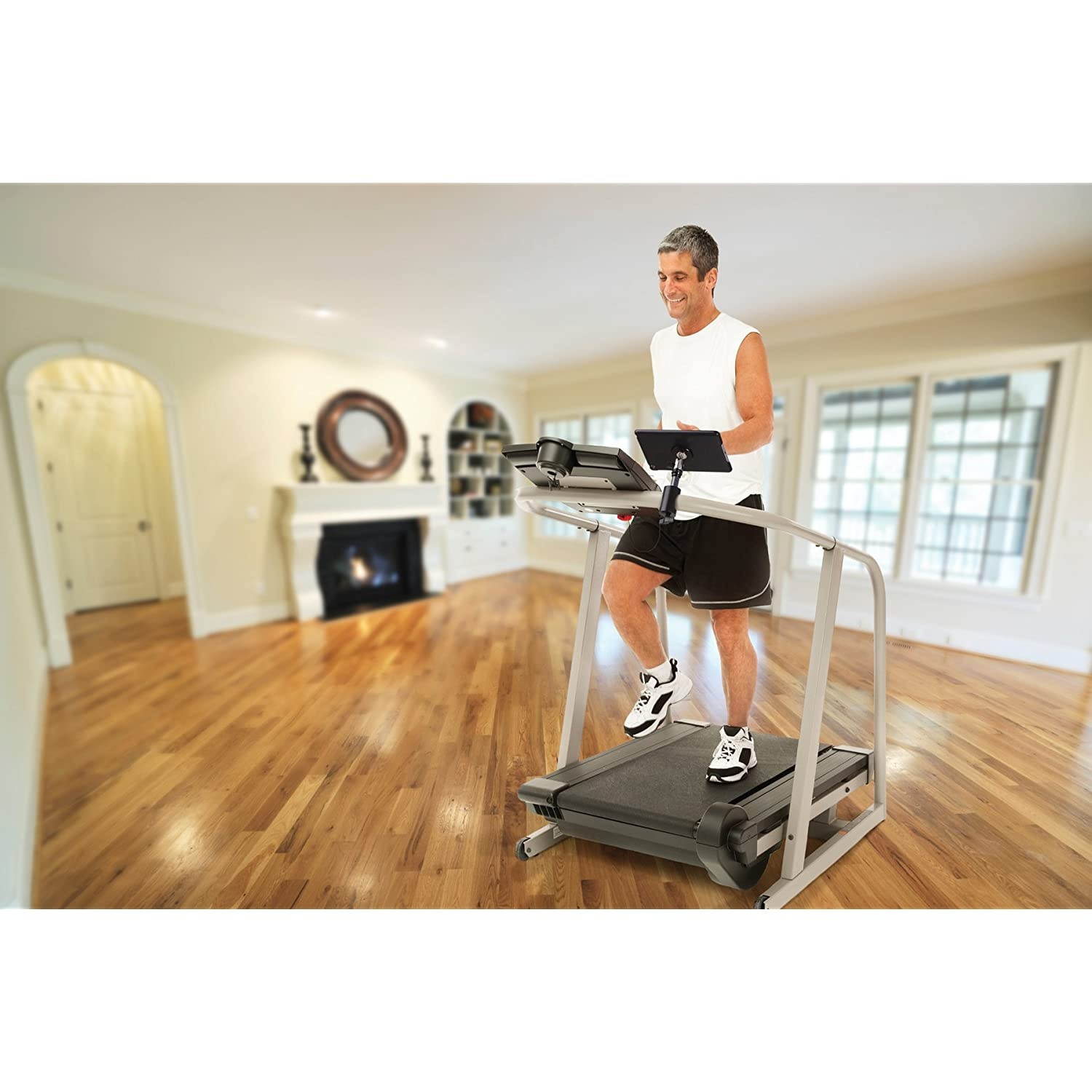 On-Stage TCM9261 Quick Release Tablet Mount with Snap-On Case for iPad Mini, Black