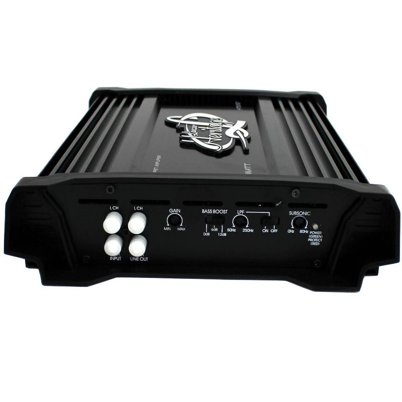 Lanzar HTG157 3000W Mono MOSFET Car Audio Power Amplifier Amp Stereo with 2 Ohm