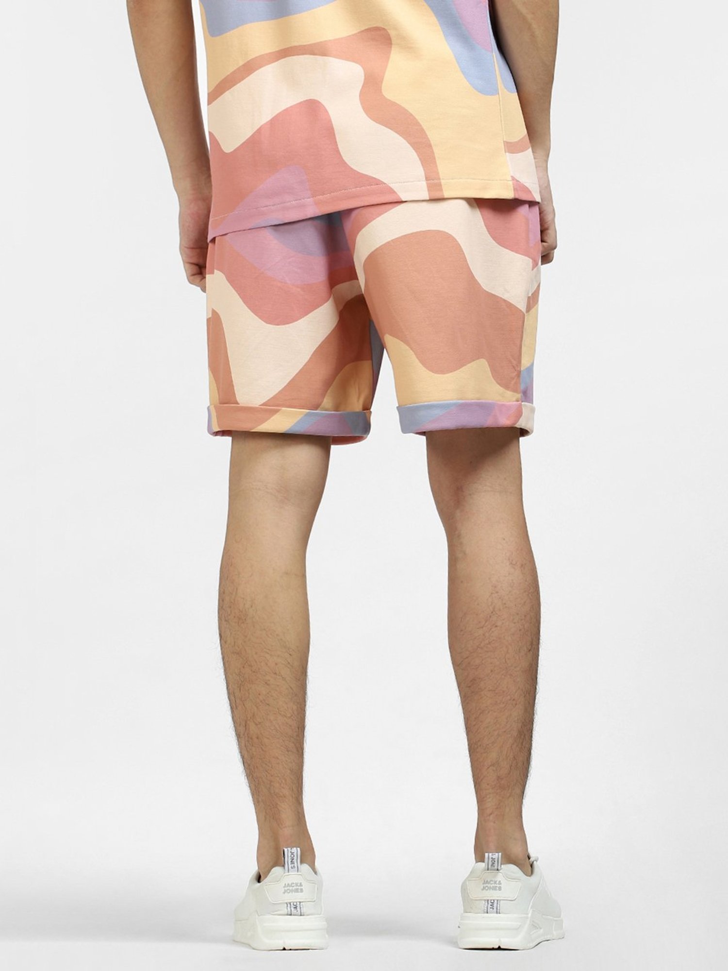 Jack & Jones Multicolor Regular Fit Printed Shorts