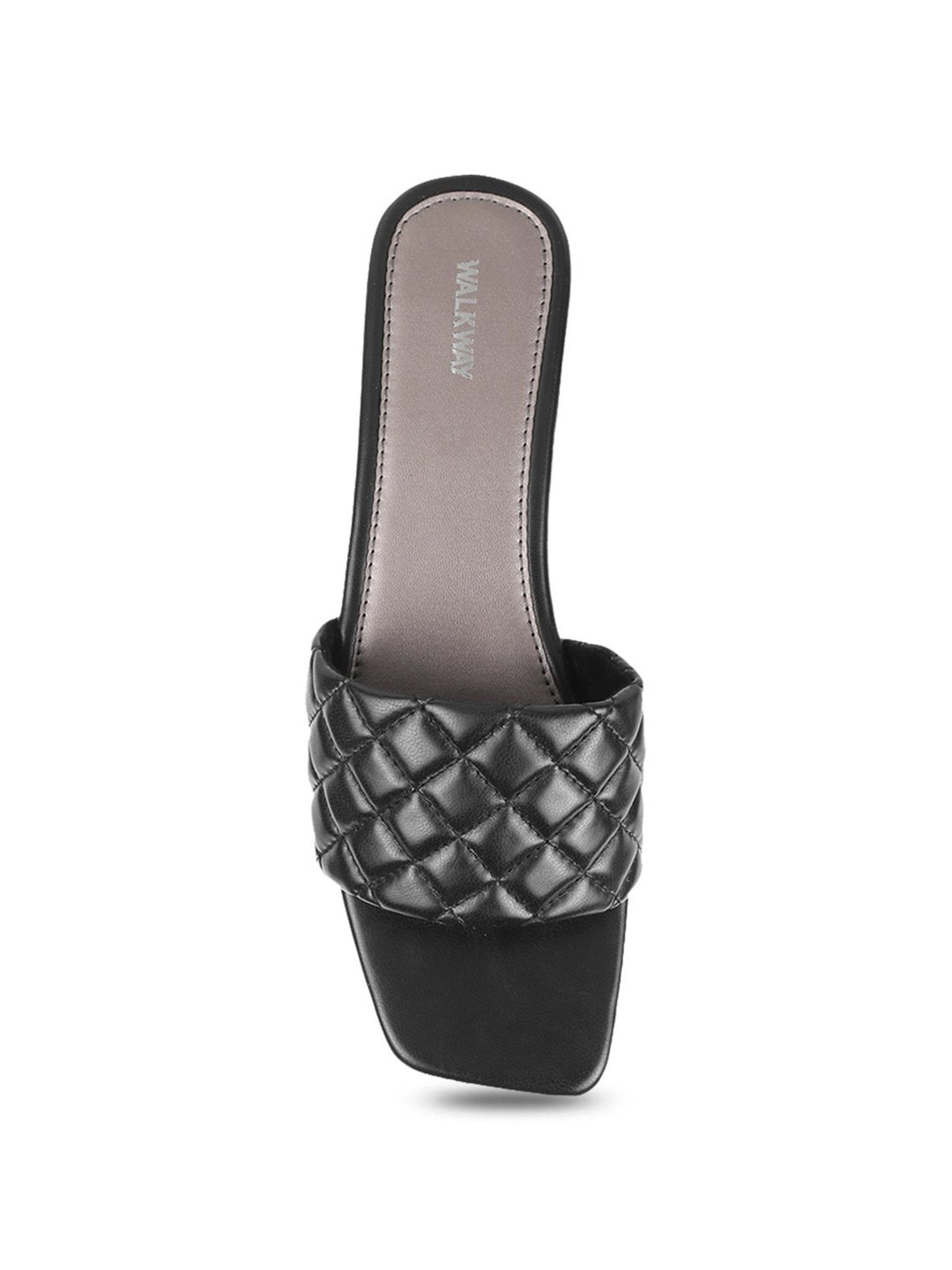 Walkway Women's Black Casual Sandals