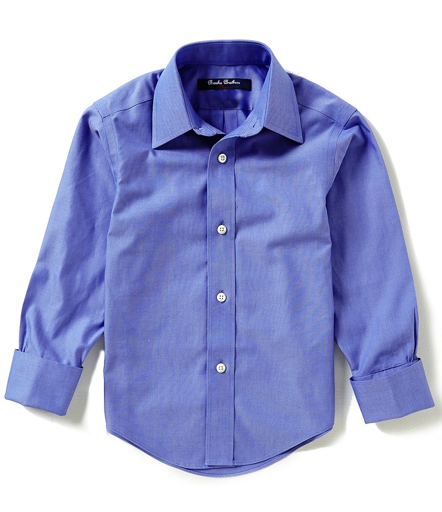 Brooks Brothers Little/Big Boys 4-20 Non-Iron Broadcloth Plaid Dress Shirt