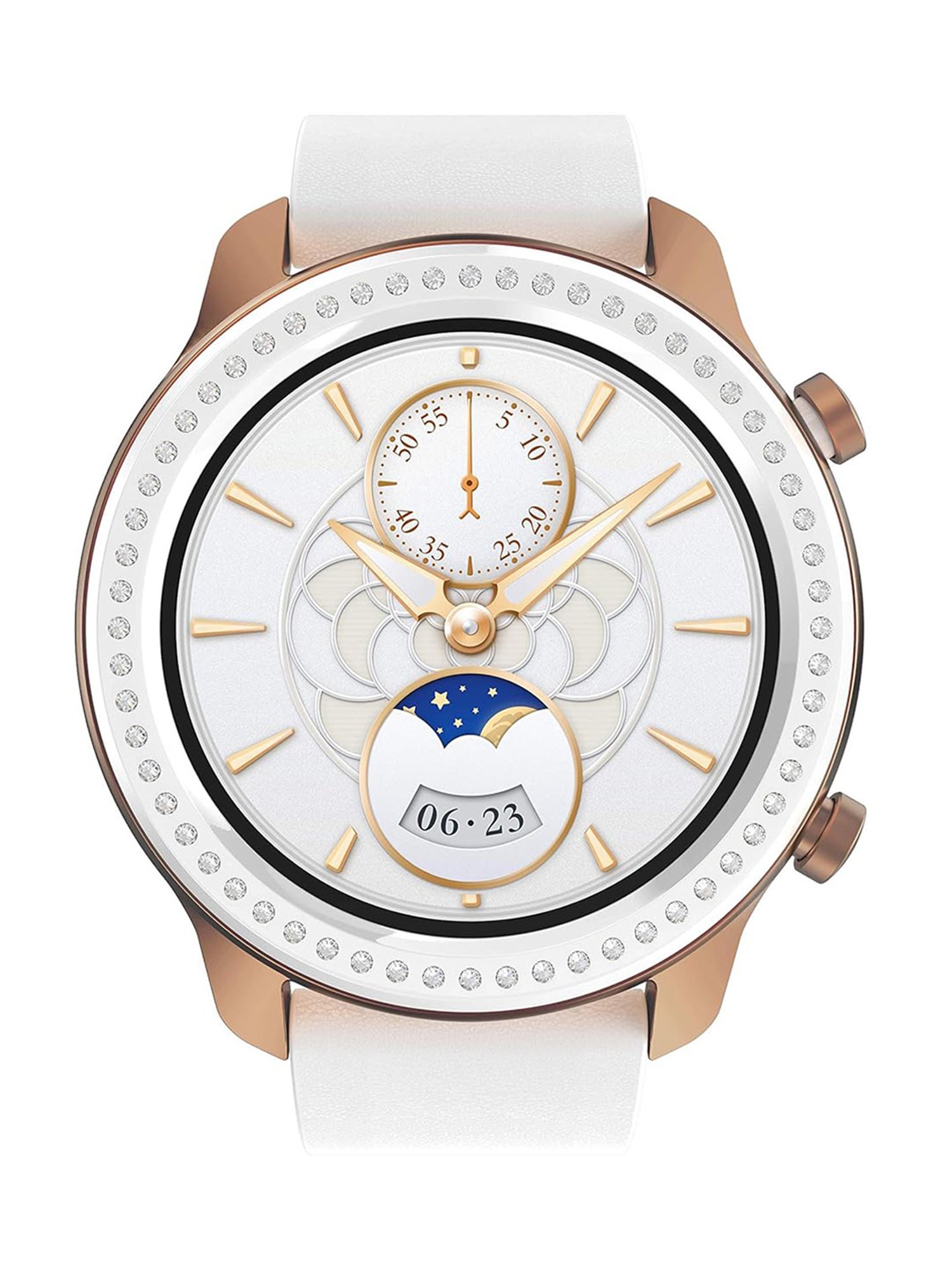 Amazfit&iquest;GTR Glitter Edition Smartwatch with 1.2 inches Amoled Display (42mm, White)