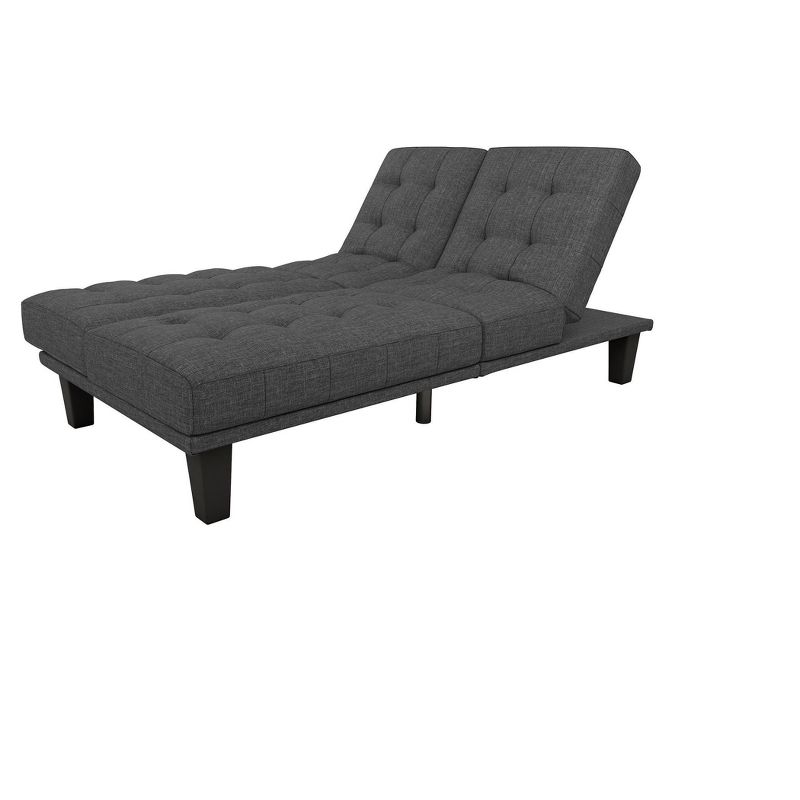 Dexter Futon Lounger Gray - Dorel Home Products