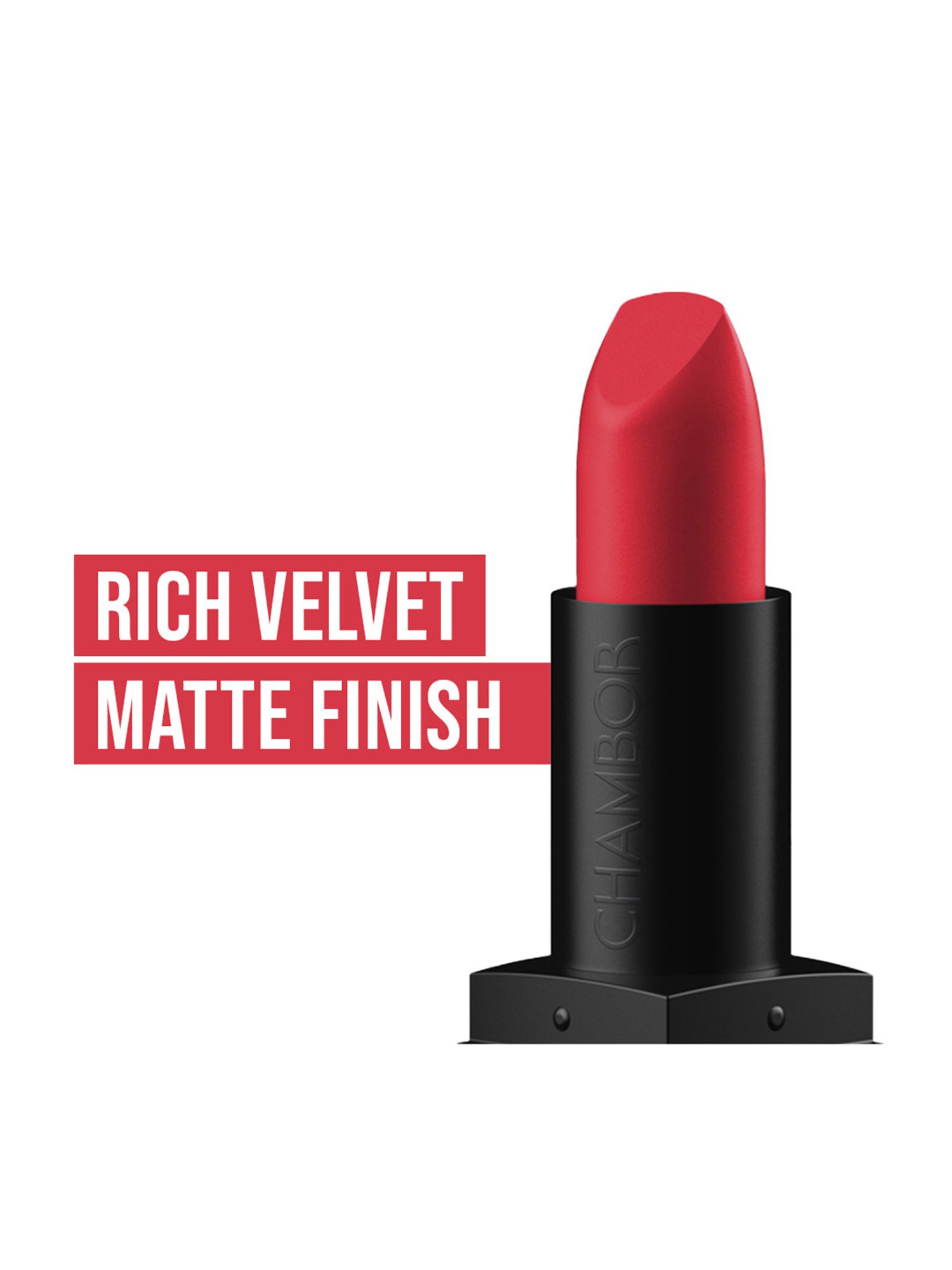 Chambor Matte Riot Lipstick Pink Flush - 4.5 gm