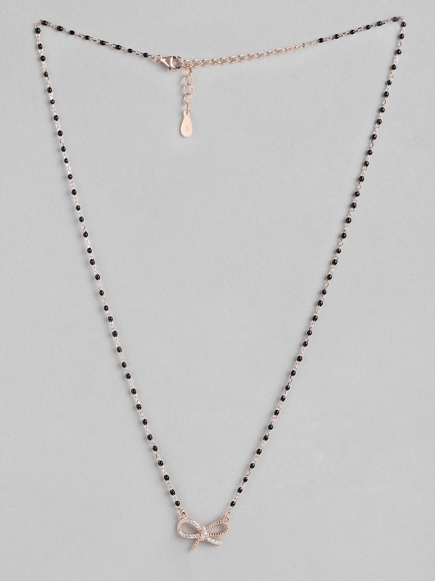 Zavya 92.5 Sterling Silver Radiant Mangalsutra for Women