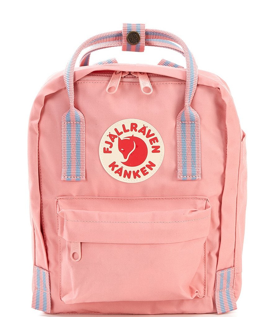 Fjallraven Contrast Handle Mini Kanken Water-Resistant Backpack