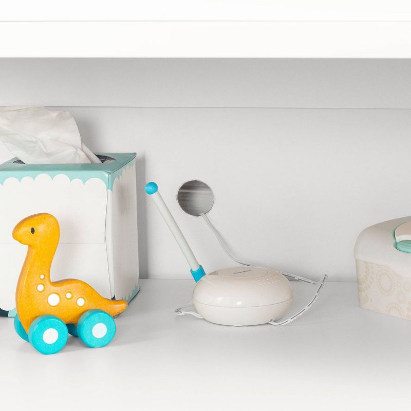 Cookie Changing Table - Pure White and Rustic Oak - South Shore