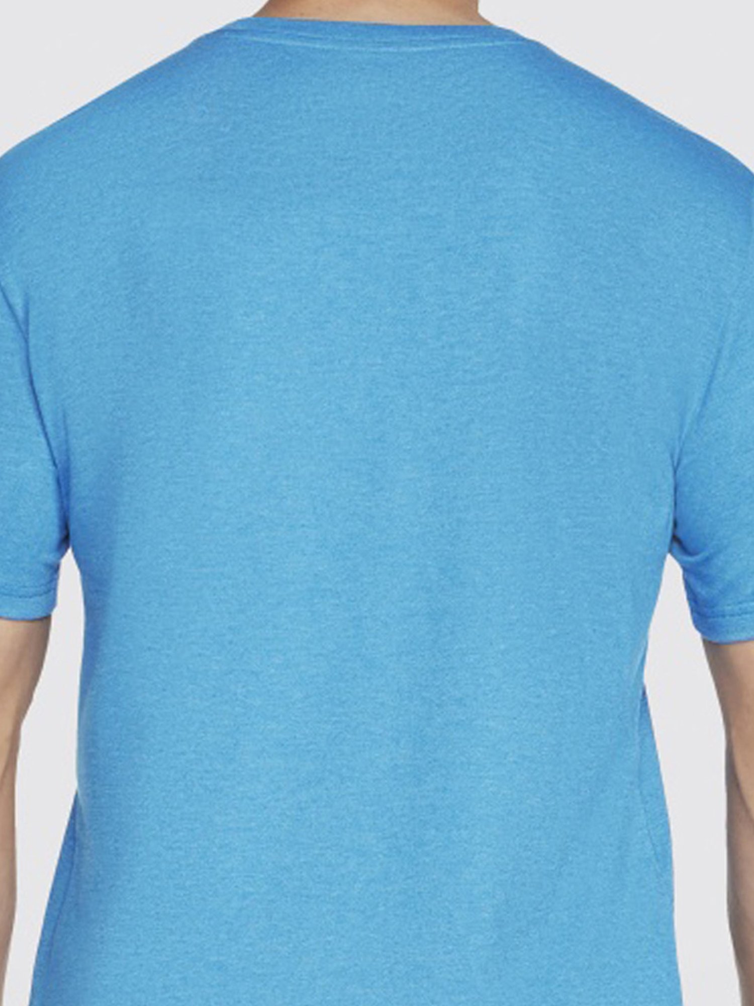 Skechers Blue Relaxed Fit Printed T-Shirt
